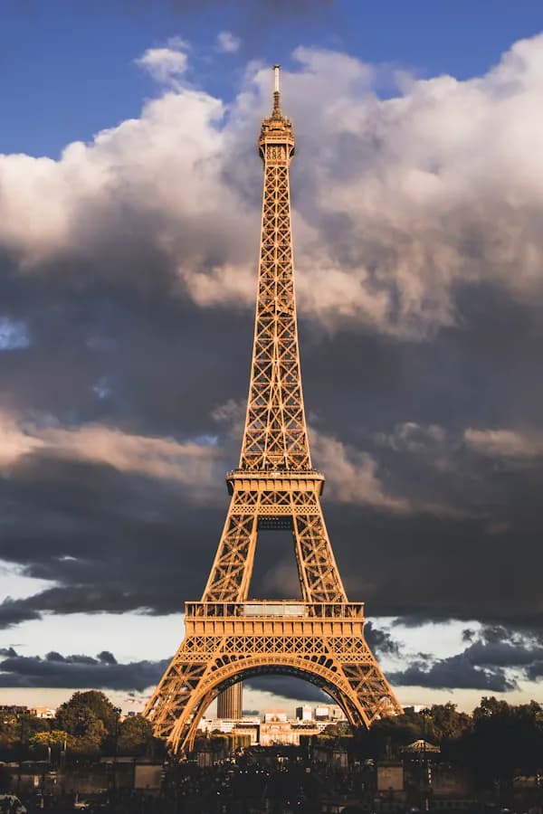 Tour Eiffel de nuit, étape du parcours Mini Discobus Paris